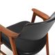 Erik Kirkegaard Teak and Leather Armchair Model 43