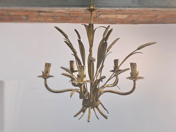 Lustre ''épis de blé'' à 5 bras