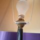 Vintage floor lamp - 40s , wrought iron with scroll feet