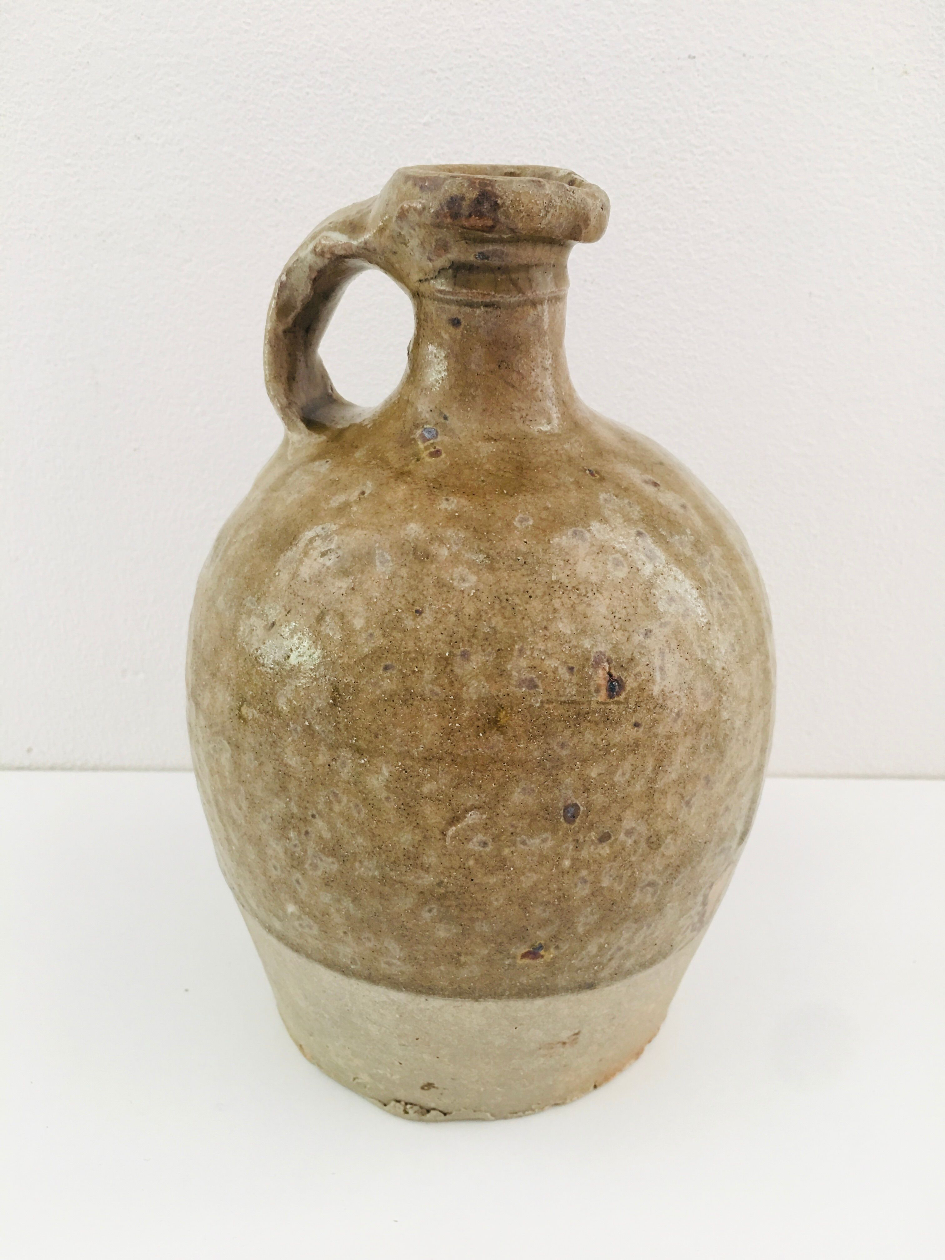 Vintage stoneware pitcher