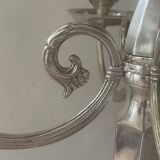 52cm silver-plated metal chandelier