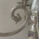 52cm silver-plated metal chandelier