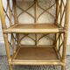Vintage rattan shelf