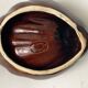 Ceramic leaf-shaped pocket emptier signed Vallauris – Vintage