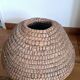 Woven basket. Early 20th century. Handcrafted work.
