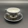 Vintage silver-plated porcelain moka cup RW Bavaria with saucer