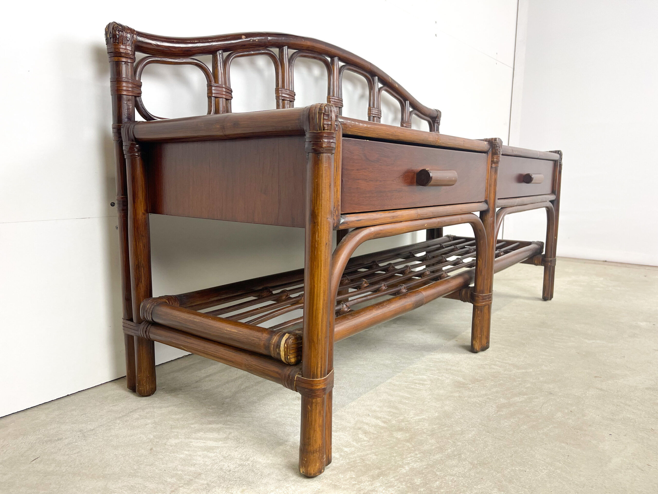 Rattan TV cabinet / sideboard