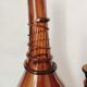 Murano, set of two brown blown glass vases