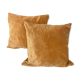 Camel velvet cushion covers, 50x50