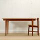 Table à manger extensible de style mid-century par A. Younger 1960