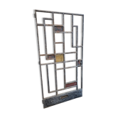 Art Deco period house door in cast iron