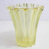 Art Deco Pierre D'Avesn yellow vase