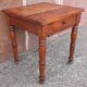 Coffee table or bedside table in wood. (With drawer)