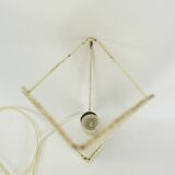 Perforated metal lamp