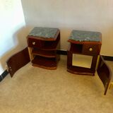 Pair of Art Deco bedside tables