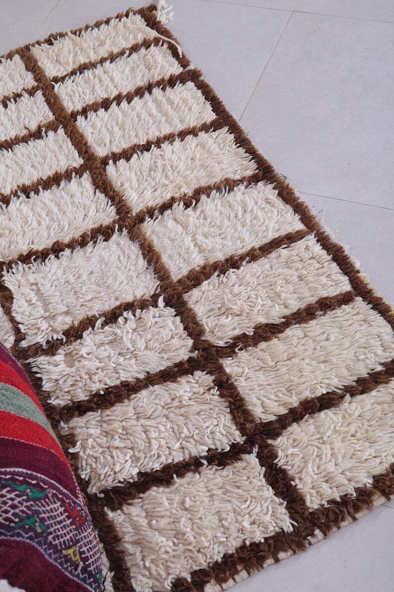 Moroccan checkered rug 150/250cm
