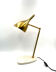 Golden brass table with Carrara marble base, Italy ca. 1980