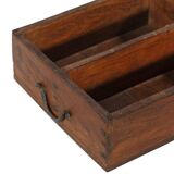 Old Teak Wood Tray Brick Mold