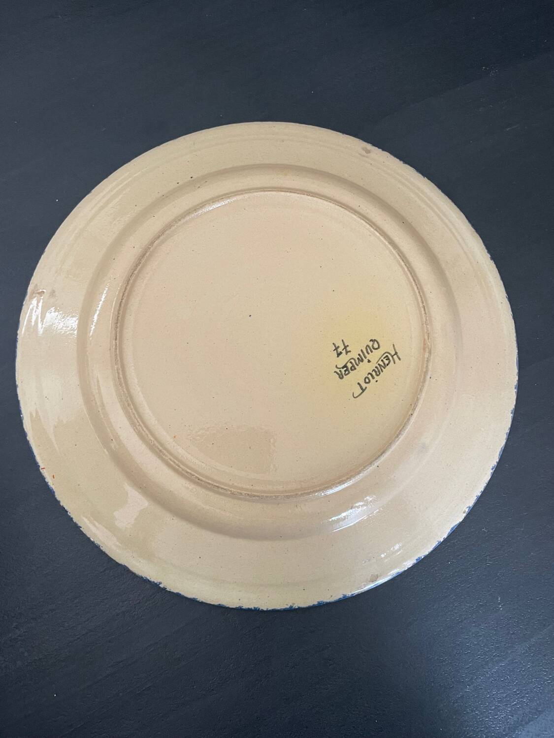 Breton Henriot plate