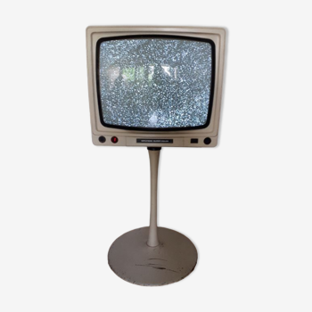 Vintage television Grundig tulip foot