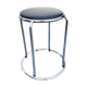 Metal and skai stool