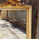 Large mirror/19th-century wooden frames, gilded.