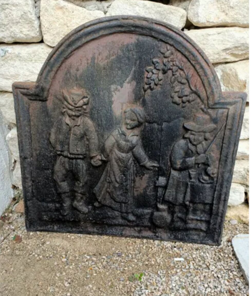 Plaque de cheminée 54x52