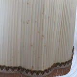 Vintage bronze tripod foot floor lamp