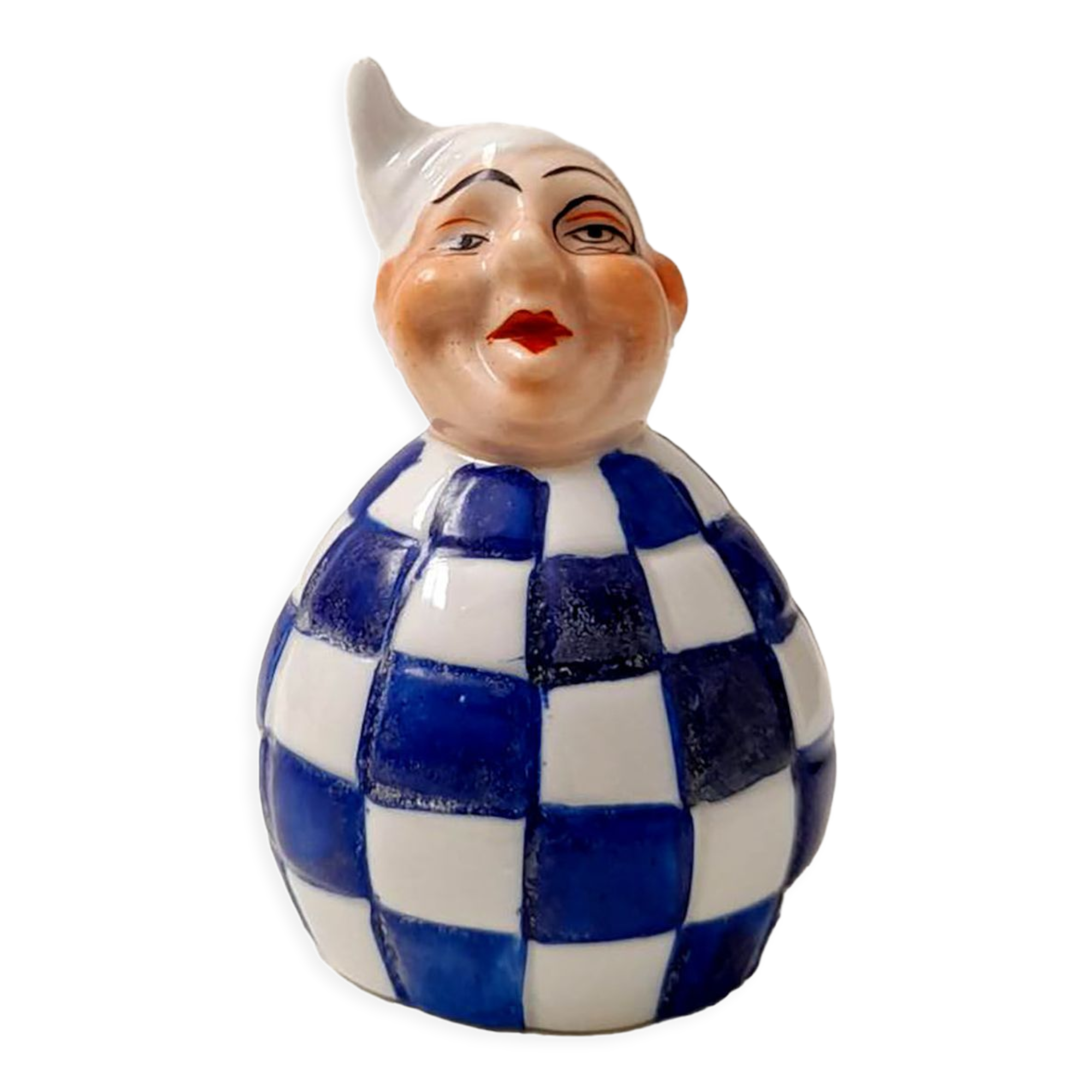 Porcelain salt shaker father Lustucru 40s