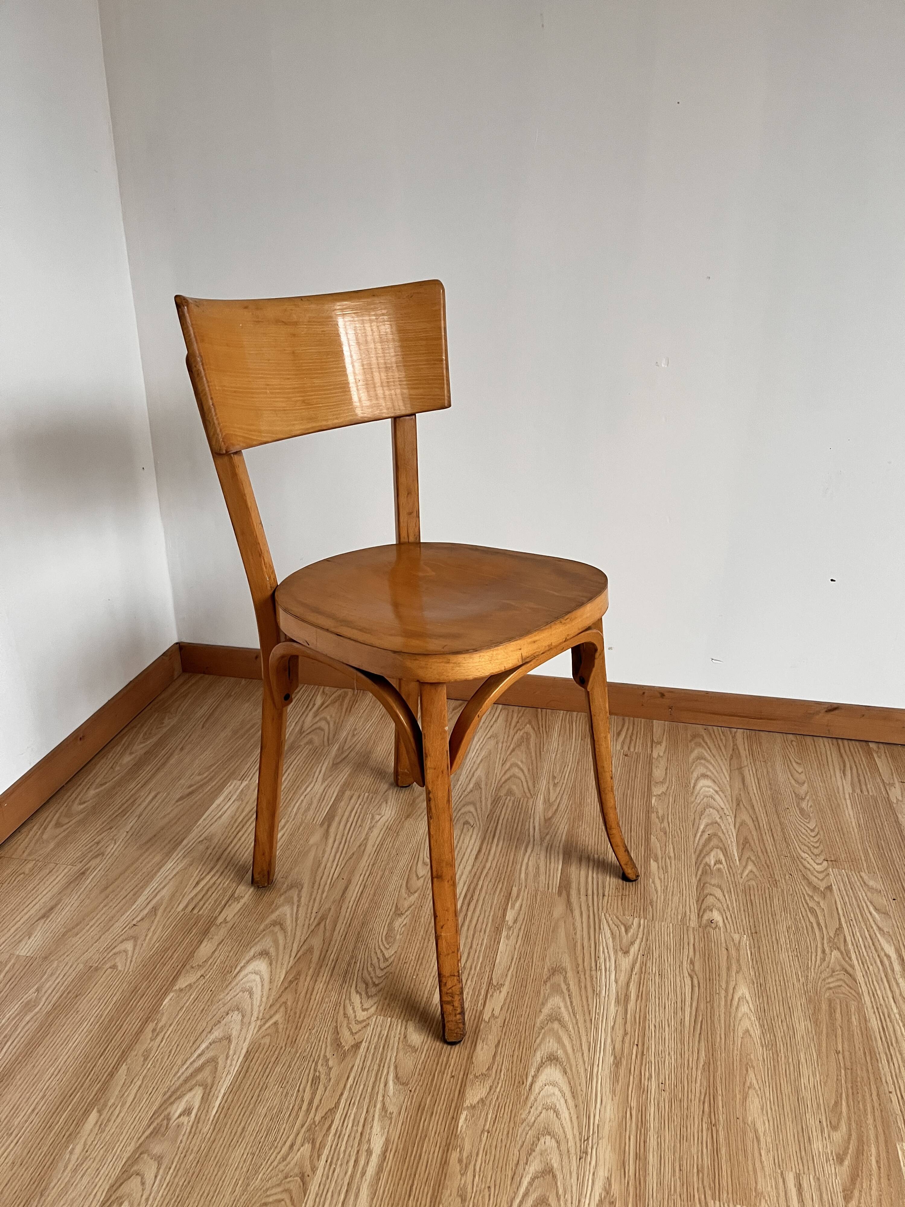 Chaise bistrot bois