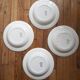 Lot de 4 assiettes creuses badonviller