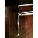Sofa bed "Smala" vintage black leather adjustable by Pascal Mourgue for Ligne Roset