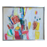 Painting by Daniel Humair from 1968