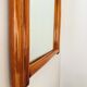 Large Scandinavian style arc wall mirror in bamboo