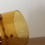 Vintage set of 6 brown coffee cups Vereco