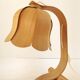 Lampe fleur en bois