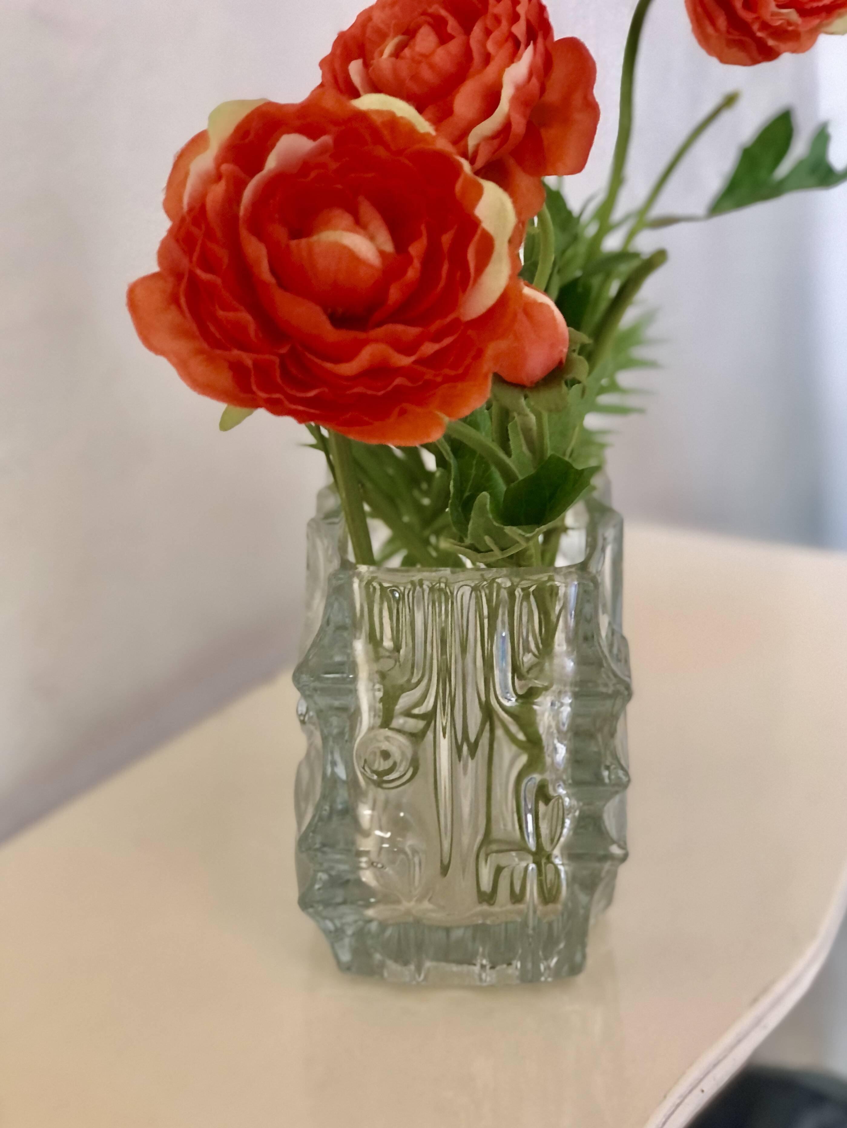 Vase en verre