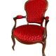 Fauteuil Cabriolet Style Louis XV, circa 1850