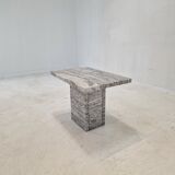 Side table in granite, 1980s