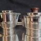 Art Deco coffee and tea service, silversmith Noël Collet, 1930s, 5 pieces.