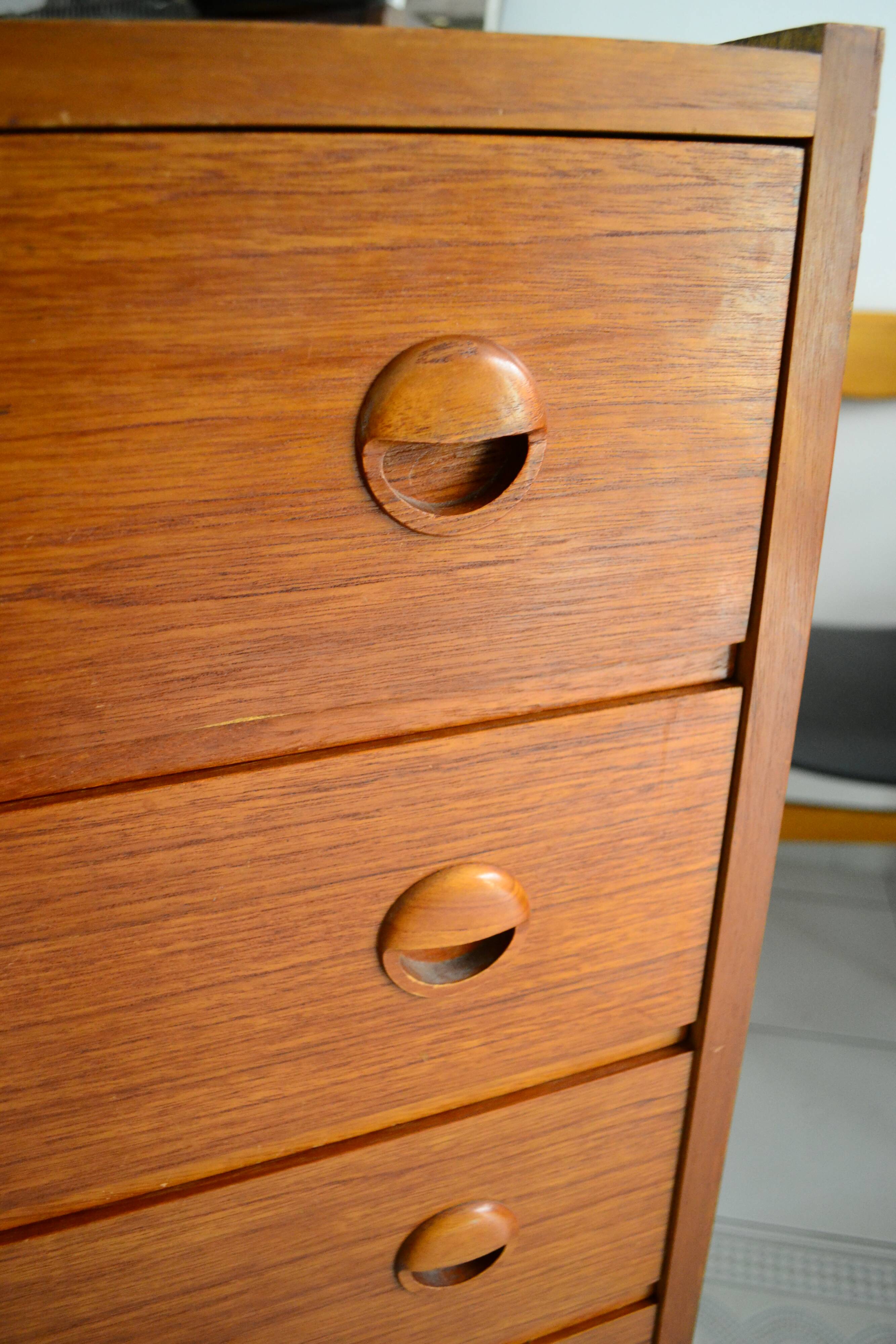 Scandinavian dresser teak rag picker 60s/70s