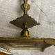 Large old gilded bronze candlestick