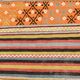 5x6 Vintage Red & Orange Striped Kilim Rug, 163x193Cm