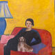 Oil on canvas signed FES