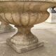 Pair of medicis vases in old reconstituted stone 1950s