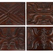 Panneau sculpté gothique en chêne, Belgique, XVIe siècle