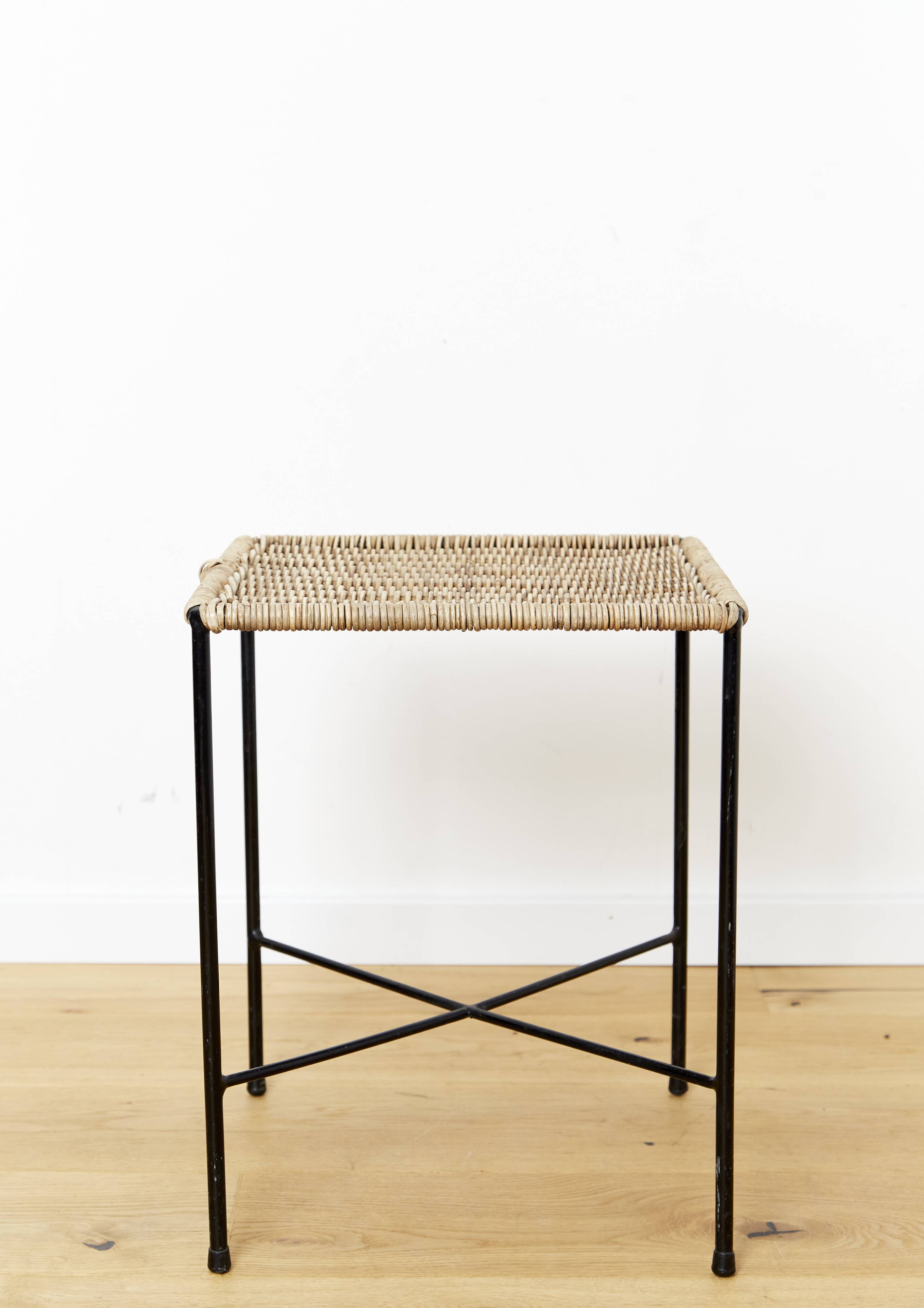 Tabouret / Porte-plante Mid-Century par Drahtwerke Erlau