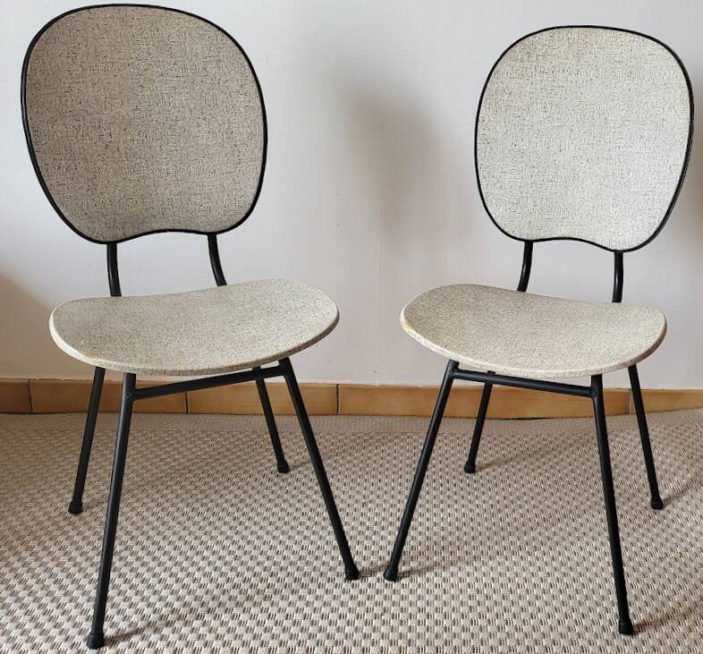 Set of 4 vintage chairs from the 50s/60s