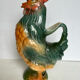 Ceramic rooster pitcher