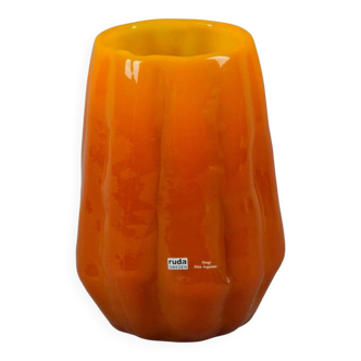 Brutalist Ceramic Vase 'Selena' By Göte Augustsson For Ruda Glasbruk.